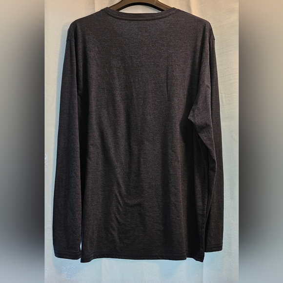 (2)Mens XXL Levis Long Sleeve Blue & Gray Henley Shirts - Picture 11 of 16